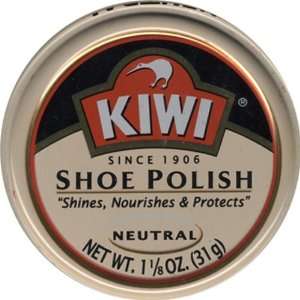 Kiwi Neutral Shoe Polish, 1 1/8 oz 