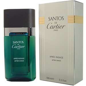  Santos De Cartier by Cartier for Men. 3.3 Oz After Shave 