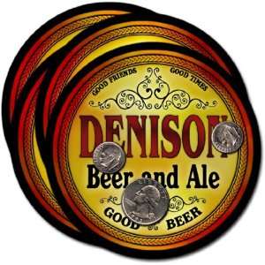  Denison, IA Beer & Ale Coasters   4pk 