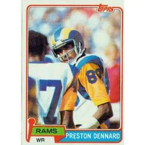  1981 Topps #489 Preston Dennard   Los Angeles Rams 