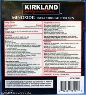   Minoxidil 5% Extra Strength 6 Month Supply Compare to Rogaine  