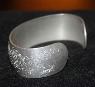 Larkspur Leonard Pewter Bolivia Bracelet   Estate  