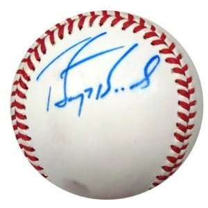  Autographed Barry Bonds Ball   NL PSA DNA #L32232 Sports 