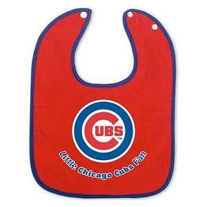   Sports Chicago Cubs Two Toned Snap Baby Bib