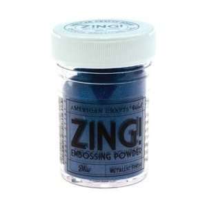  American Crafts Zing Metallic Embossing Powder 1 Oz Blue 