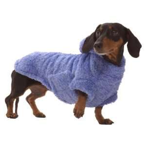 Designer Dog Coat (D.O.G.)   Brown Hooded Fur Fleece Dog Coat  X Small 