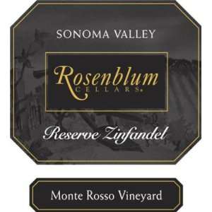  2006 Rosenblum Monte Rosso Vineyard Zinfandel 750ml 