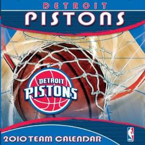  Detroit Pistons 2010 Box Calendar