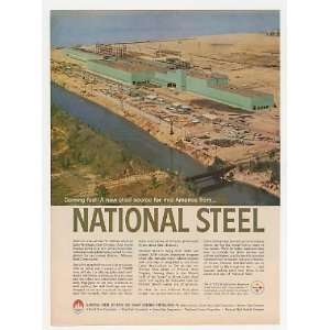  1960 National Steel Midwest Lake Michigan Plant Photo 