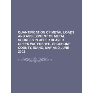  of metal loads and assessment of metal sources in upper Beaver 