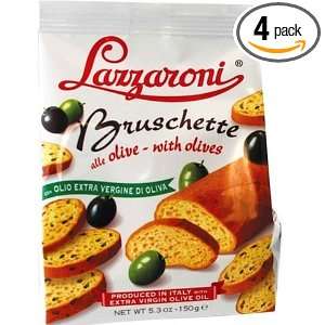Lazzaroni Lazzaroni Bruschette with olives, 5.3 Ounce Packages (Pack 