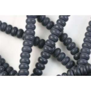  Black Onyx Beads Rondelle Matte Finish 10x6mm [wholesale 