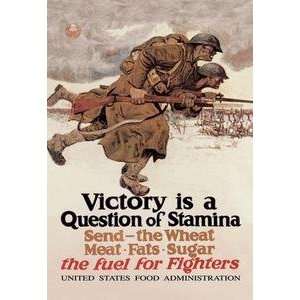   on 20 x 30 stock. Victory is a Question of Stamina