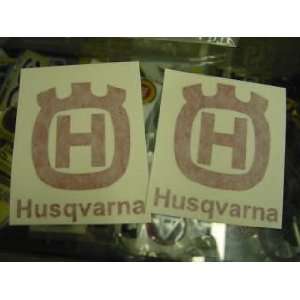  Husqvarna Husky Motorcycle tank decal set Logo Gold 78 82 