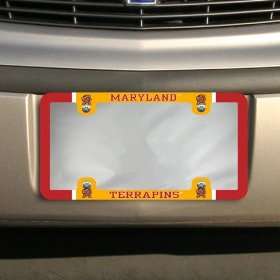  Maryland Terrapins Thin Rim Varsity License Plate Frame 