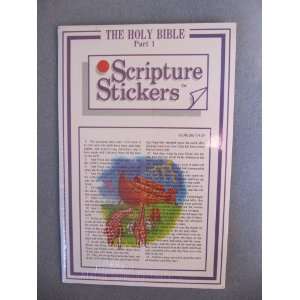  Scripture Stickers/The Holy Bible/Part 1 Arts, Crafts 