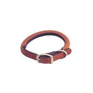 Circle T Rolled Leather Collar in Chestnut  Kitchen 