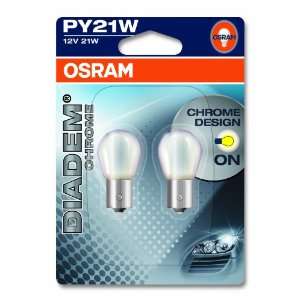  OSRAM   Diadem Chrome PY21W (Pair) Automotive