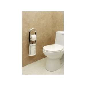  Invisia Toilet Roll Holder with Integrated Grab Bar 