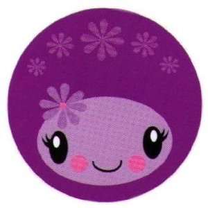  Bored Inc. Cute Face Purple Button BB4001 Toys & Games