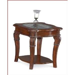  Wynwood Furniture End Table w/ Glass Top Granada WY1604 05 