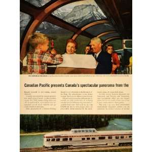  1956 Ad Canadian Pacific Railway Canadian Rockies Train 