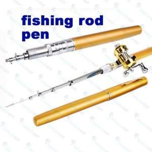   Pen Size Case Mini Portable Pocket Fishing Rod & Reel Set Electronics