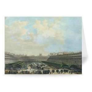  The Garden of the Palais Royal, 1791   Greeting Card 