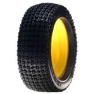  1/8 Digits G2 Buggy Tire with Insert, Red (2) Toys 