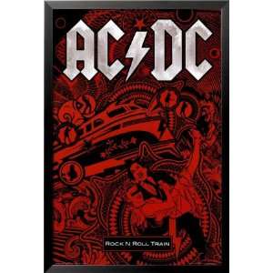 AC/DC   Rock N Roll Train Framed Poster Print, 26x38 