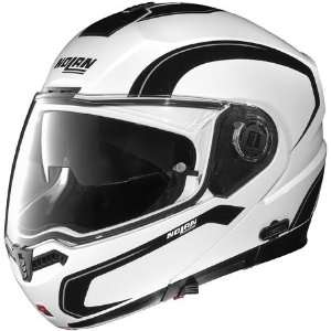  Nolan N104 Modular Action White Full Face Helmet (2XL 