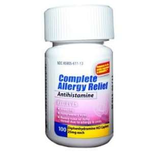  Diphenhydramine Caplets 100 Count Case Pack 24 Health 