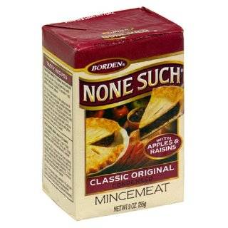 Borden None Such Condensed Mincemeat, Apples & Raisins, 9 Ounce Box 