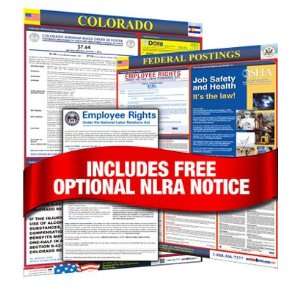  Colorado Labor Law Posters (State & Federal incl. NLRA 