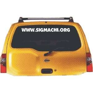  Long Car Window Greek Decal 