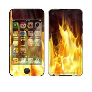  Apple iPod Touch 4th Gen Skin Decal Sticker   Furious Fire 