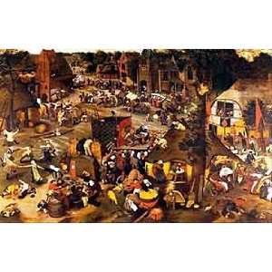  Flemish Fair By Pieter Brueghel Laser Cut Wooden Puzzle 
