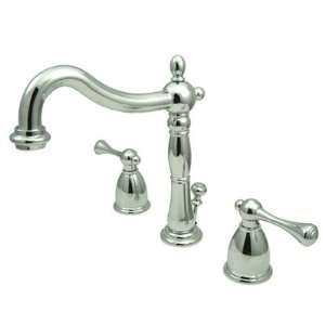   Bathroom Faucet with Buckingham Lever Handle Finish Oil Rubbed Bronze