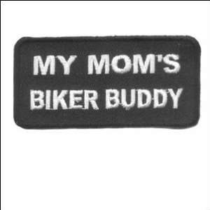  MY MOMS BUDDY Embroidered NEW Kids Biker Vest Patch 