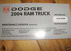2004 Dodge Ram Truck Owners Manual Set W/ Case   Complete