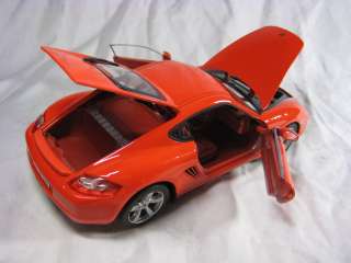Porsche Cayman S red Cararama Diecast Car Model 124 1/24  