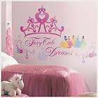 Disney Princess CROWN wall stickers MURAL 18 decals 17x22 inches room 