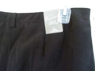 NEW ERIN LONDON 14 BLACK SUEDE STYLE PANTS $48  