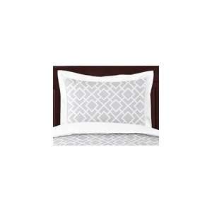    Gray and White Diamond Pillow Sham by JoJO Designs