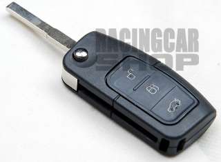   Folding Key Remote Case FOB 3 Buttons Focus C Max Galaxy Kuga Mondeo