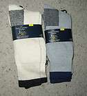 NEW LOT OF 4 PAIR MENS FADED GLORY BOOT SOCKS SIZE 6 12