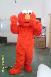 Sesame Street Elmo Red Monster Mascot Costume Adult  