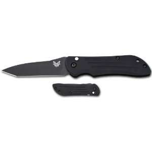  Benchmade AUTO Stryker with Safety 3.7 Plain Edge Black 