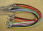 FREE SHIP 50pcs Mix Colour Real Leather Bracelets KPSS3  