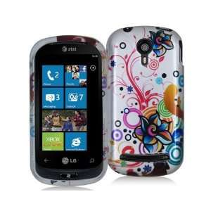  LG QUANTUM C900 2D TRENDY FLOWER CASE Cell Phones 